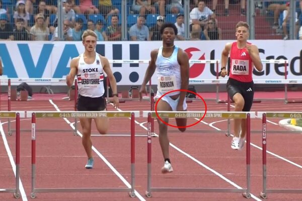 Hurdler Faces Wardrobe Malfunction at Major Championships