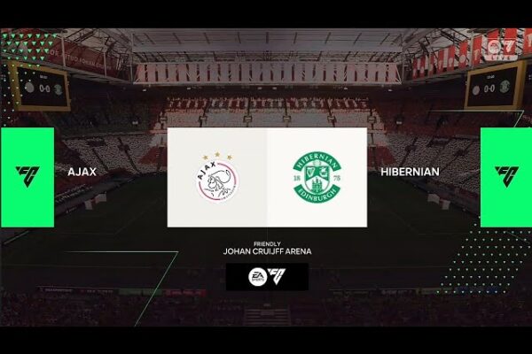 Analysing the Ajax vs Hibernian Football Match