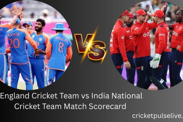 England Cricket Team vs India National Cricket Team Match Scorecard