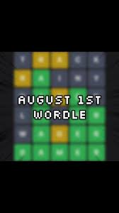 The August 1st Wordle Answer: Tips and Hints