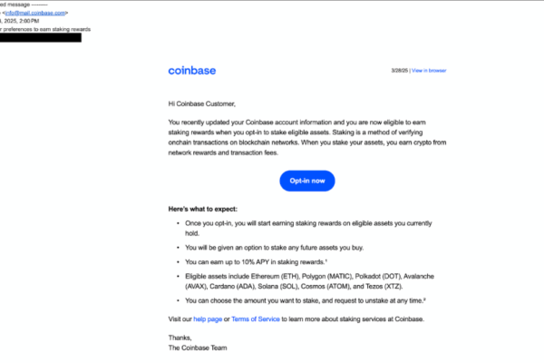 Awareness on Coinbase Email Scams: What You Need to Know