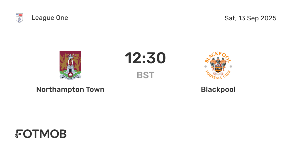 Blackpool Takes on Northampton Town: A Match to Remember