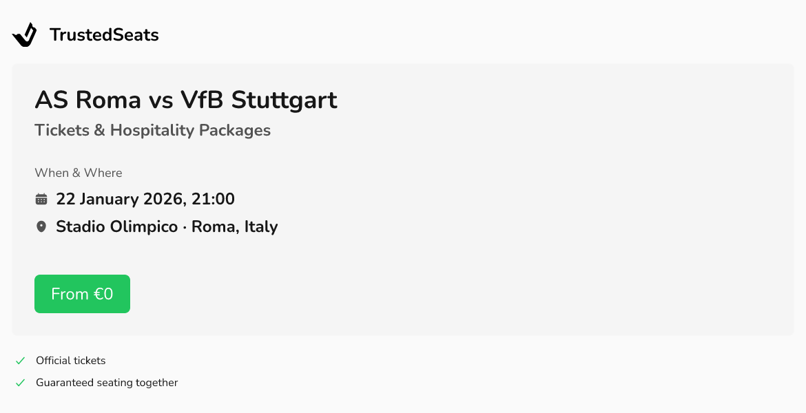 Roma vs VfB Stuttgart: A Crucial UEFA Showdown