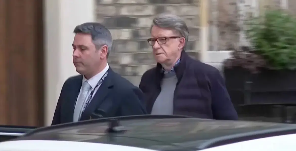 peter mandelson arrested — GB news