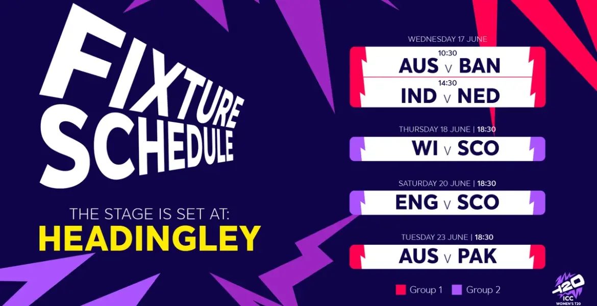 t20 world cup schedule — GB news