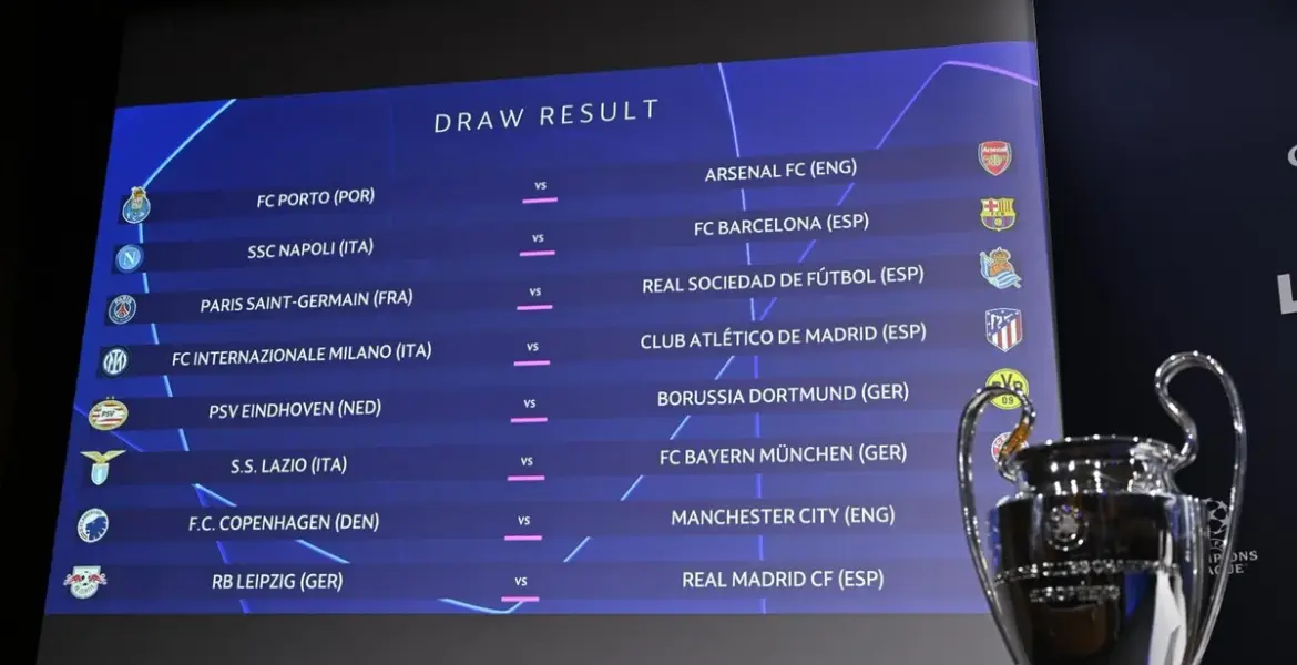 uefa champions league draw — GB news