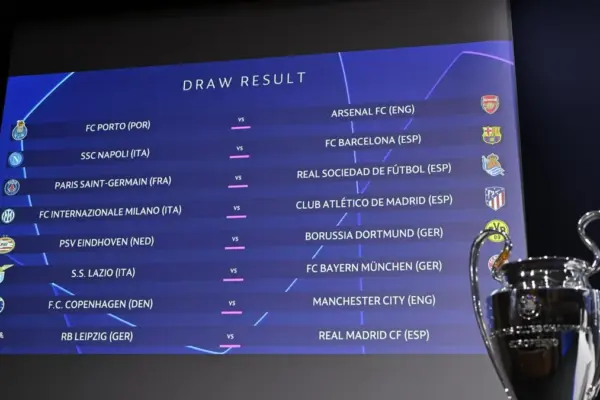 uefa champions league draw — GB news