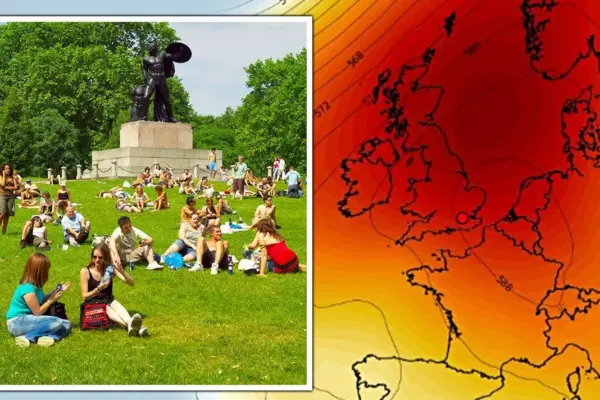 uk weather forecast 19c heat — GB news