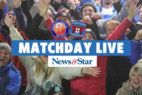 aldershot town vs carlisle — GB news