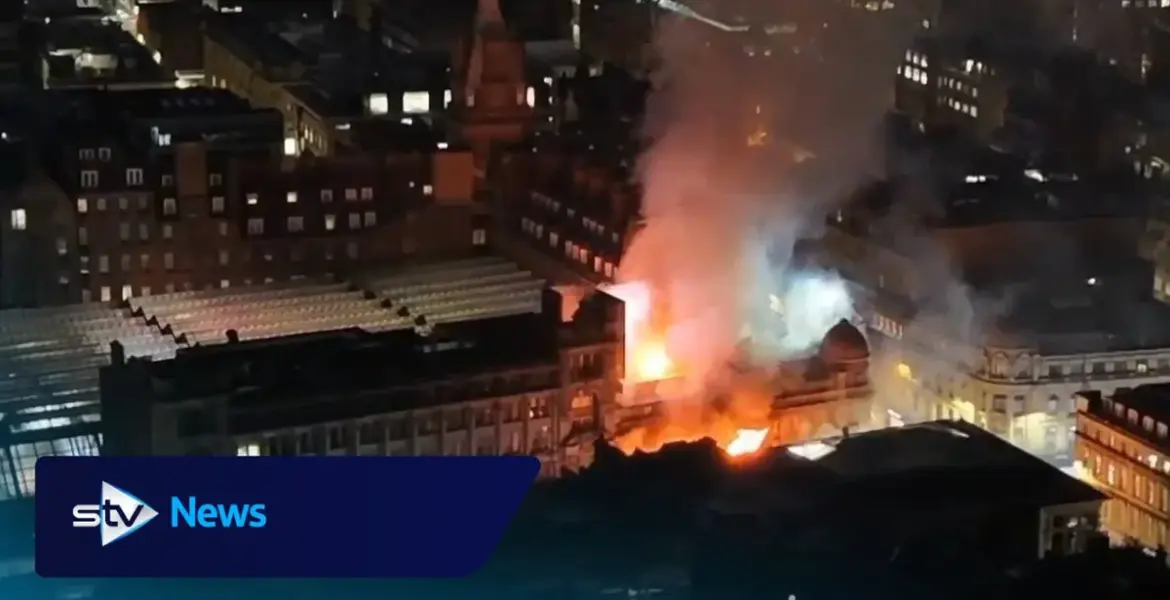 glasgow fire — GB news