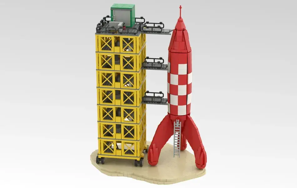 lego tintin moon rocket — GB news