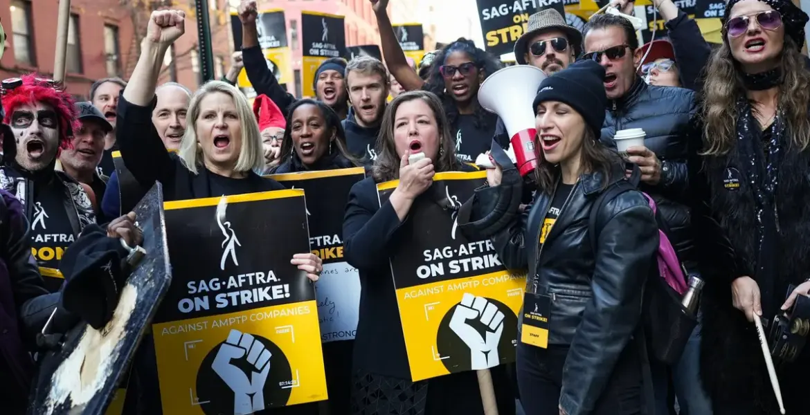 sag aftra — GB news