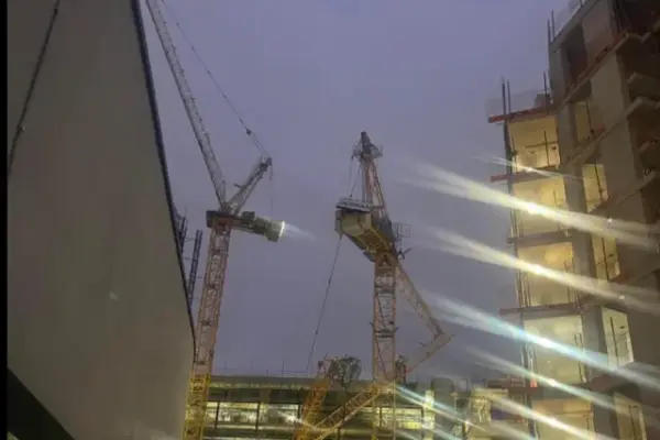 tower crane collapse london — GB news
