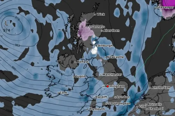 uk weather forecast snow — GB news