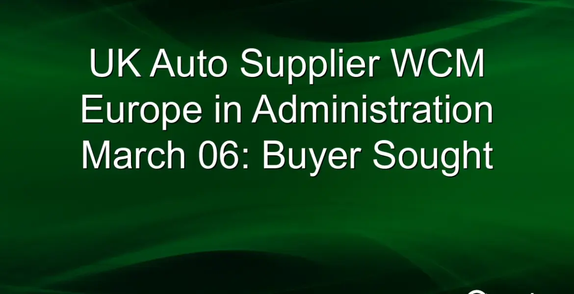 wcm europe administration — GB news