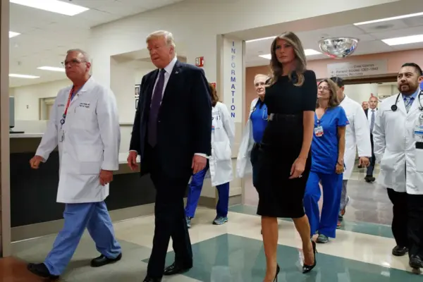 is trump in hospital — GB news