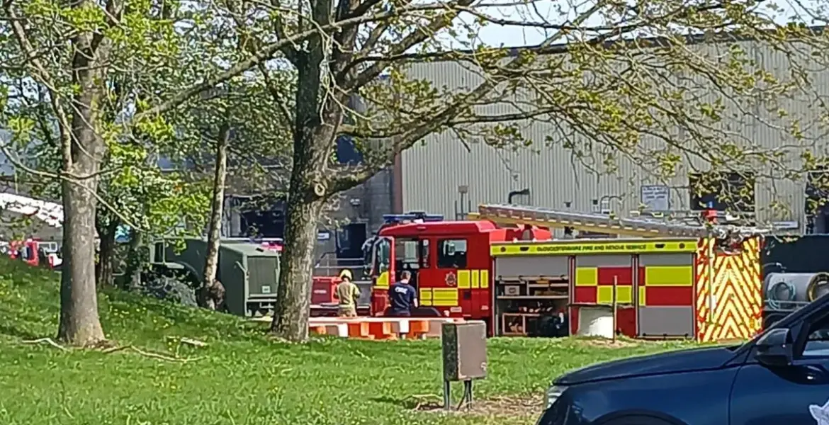 raf fairford fire — GB news