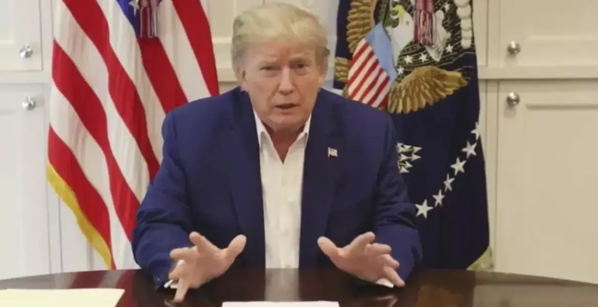 trump hospital — GB news