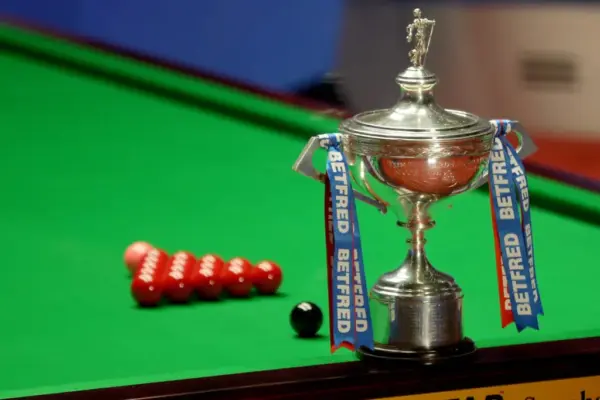snooker final interrupted by spectator protest at the crucible — GB news